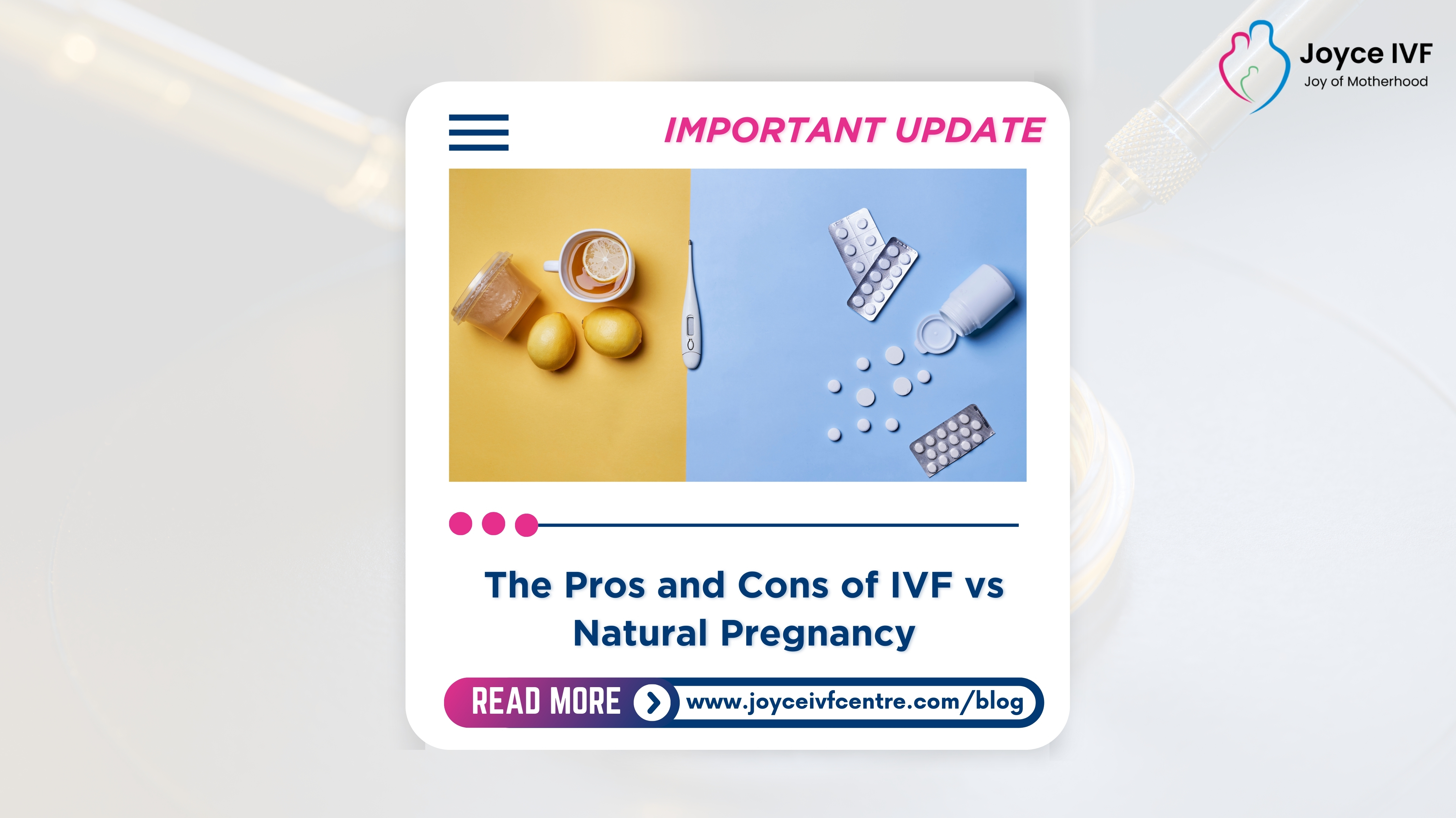 The pros and cons of IVF vs natural pregnancy