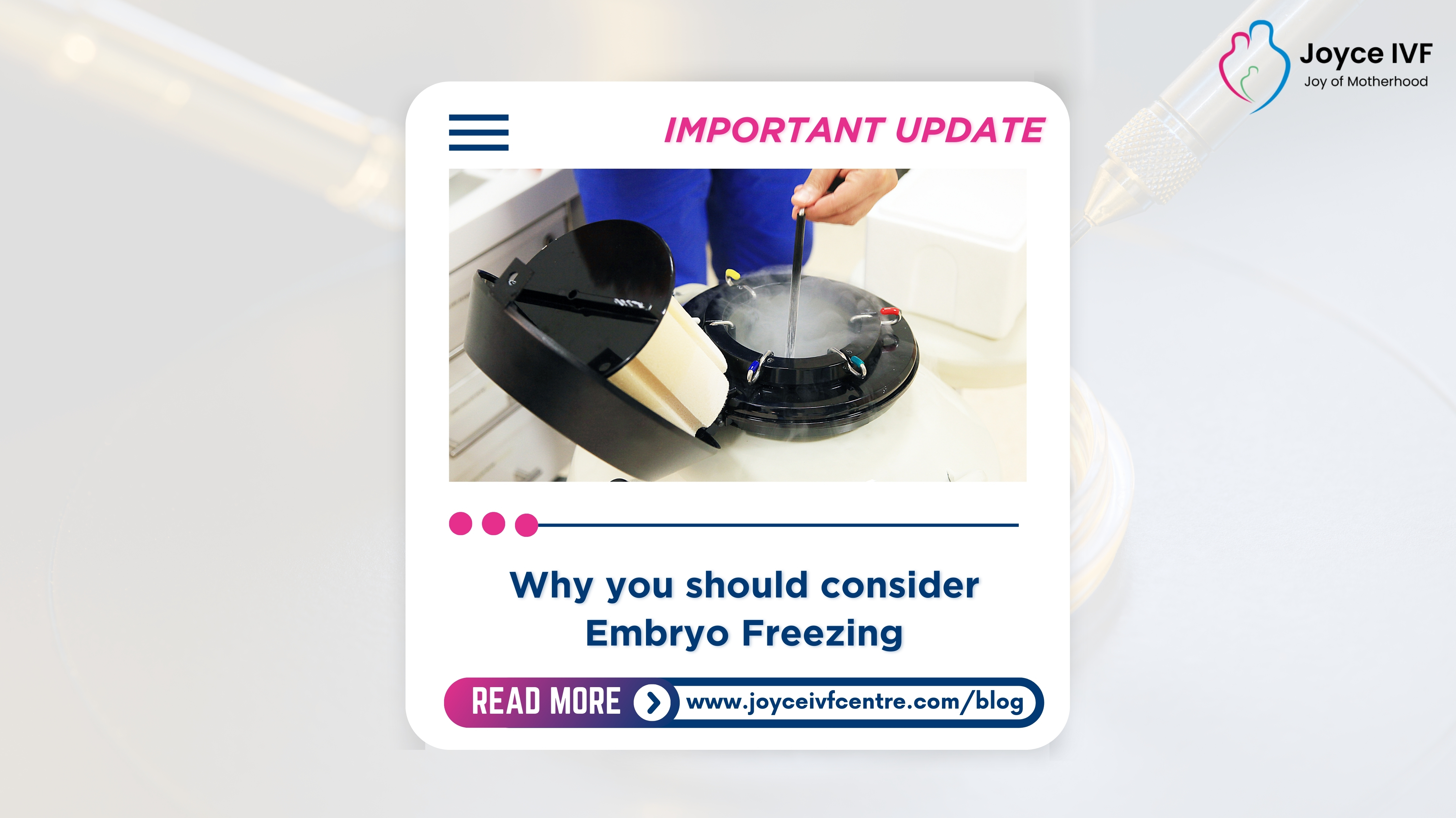 Why you should consider Embryo Freezing